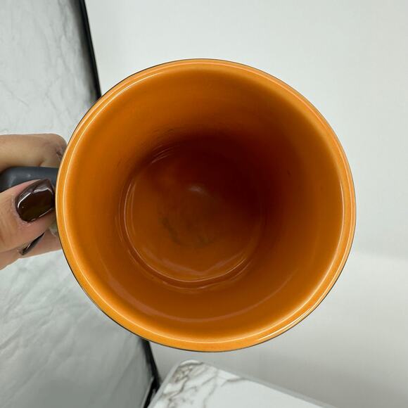 Starbucks 2011 Kenya Black Matte Engraved Mermaid Face Sun Coffee Mug - Picture 3 of 5